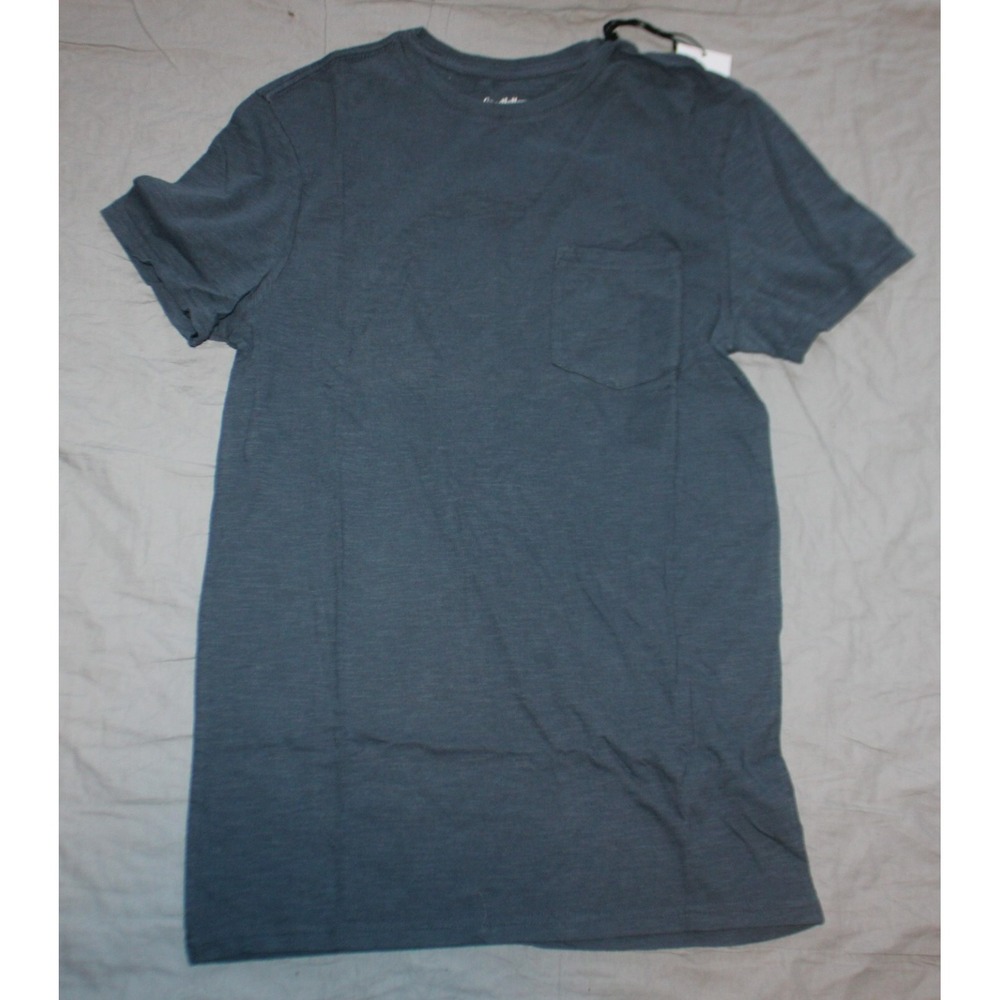 Goodfellow & Co Men's Hematite Short Sleeve Blue T-Shirt Size Small